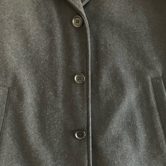 Kenneth Cole New York Black Peacoat Sz Medium - Picture 3 of 8